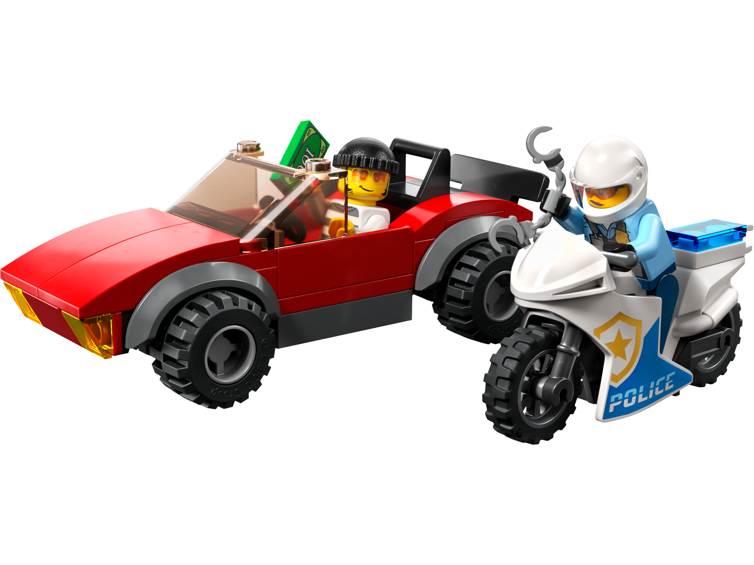 LEGO set 60392-1 Police Bike Car Chase - Image 1