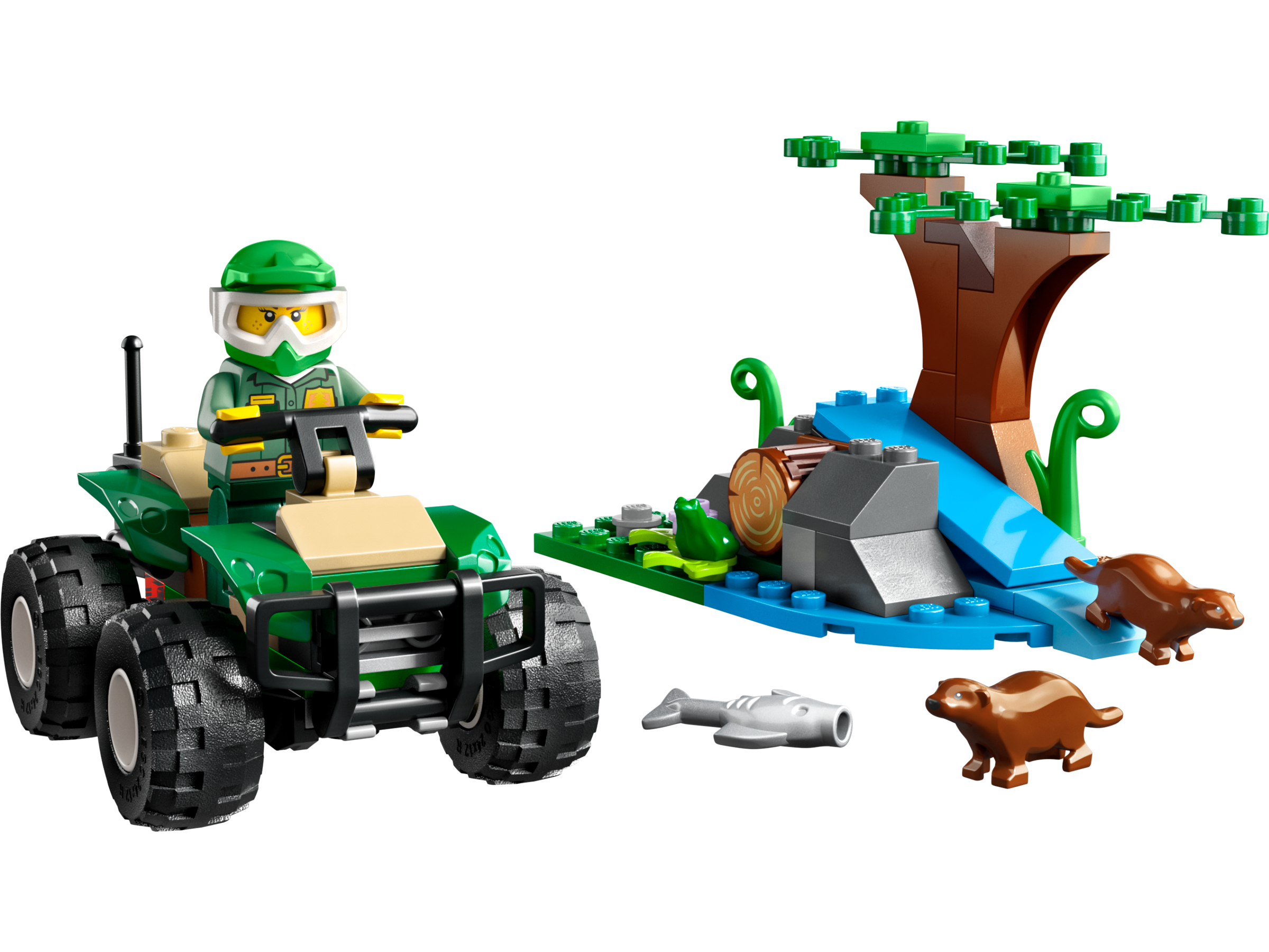 LEGO set 60394-1 ATV and Otter Habitat - Image 1