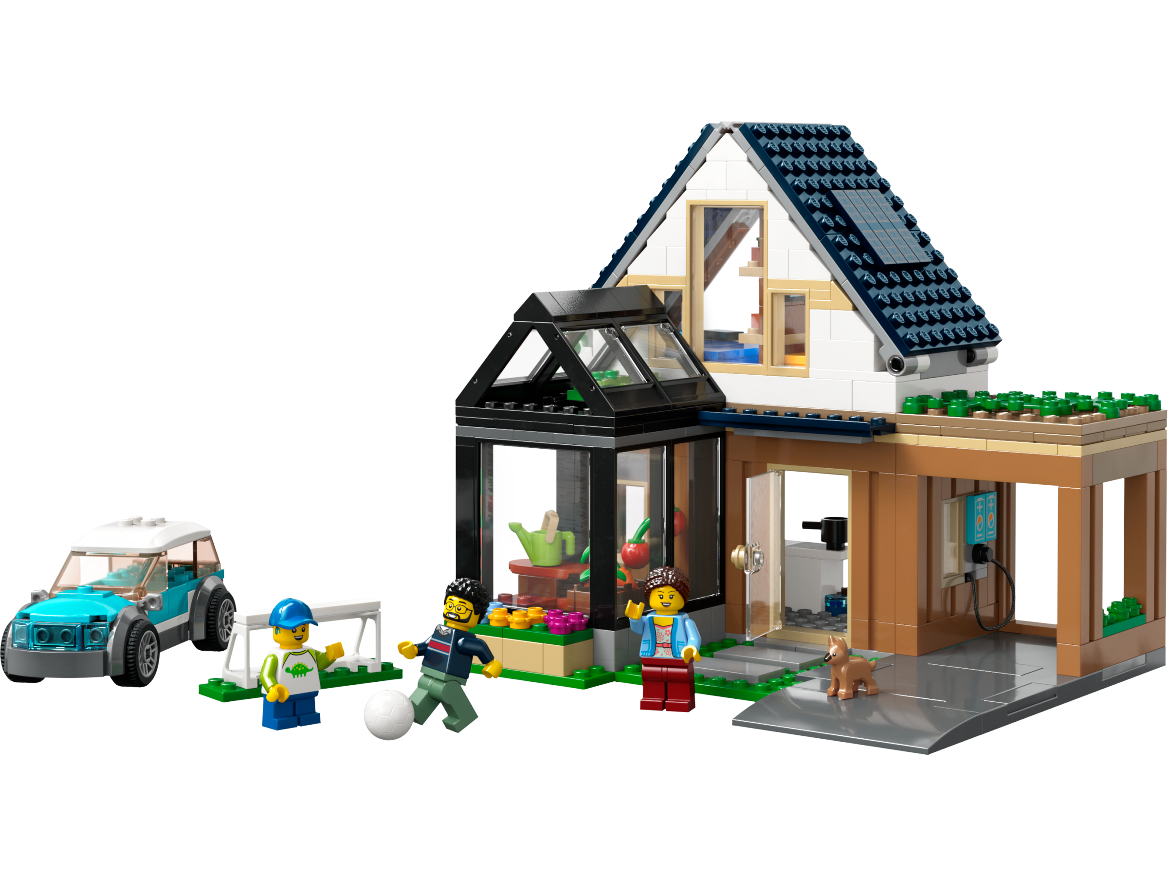 LEGO set 60398-1 Family House and Electric Car - Image 1