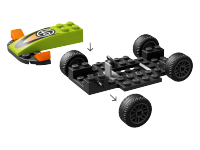 LEGO set 60399-1 Green Race Car - Image 4