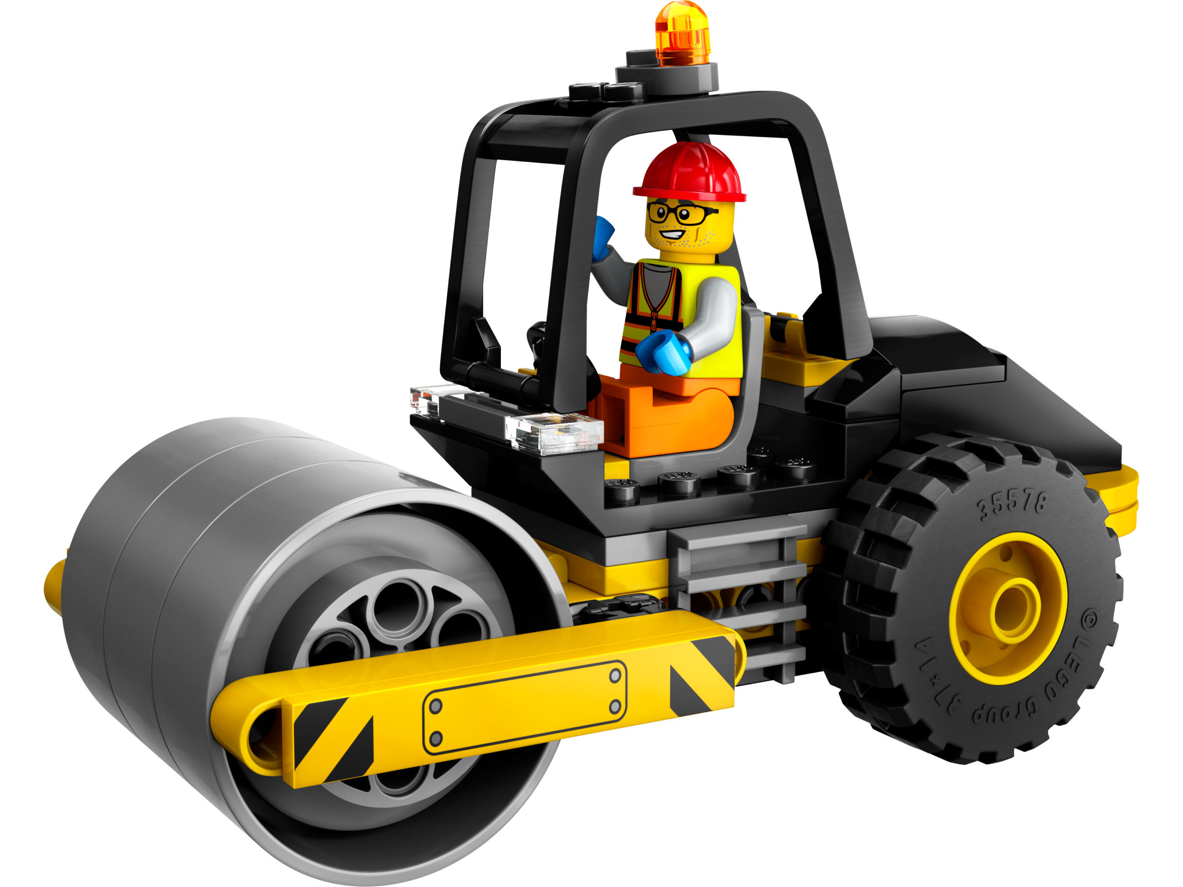 LEGO set 60401-1 Construction Steamroller - Image 1