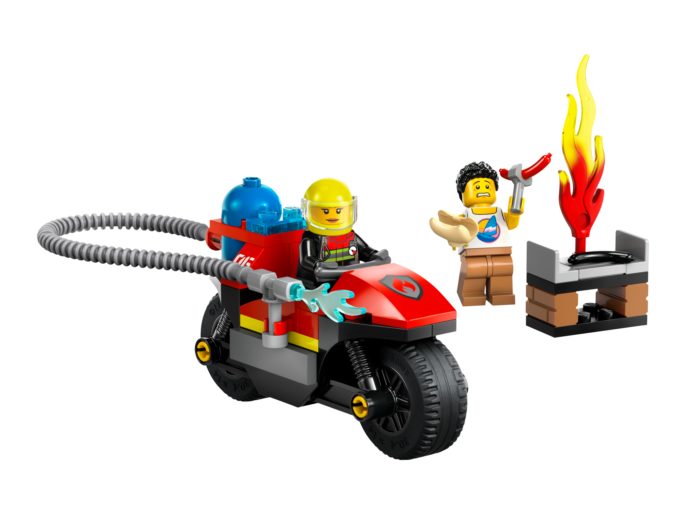 LEGO set 60410-1 Fire Rescue Motorcycle - Image 1