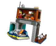 LEGO set 60417-1 Police Speedboat and Crooks' Hideout - Image 3