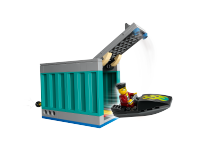 LEGO set 60417-1 Police Speedboat and Crooks' Hideout - Image 4