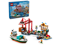 LEGO set 60422-1 Seaside Harbor with Cargo Ship - Image 2