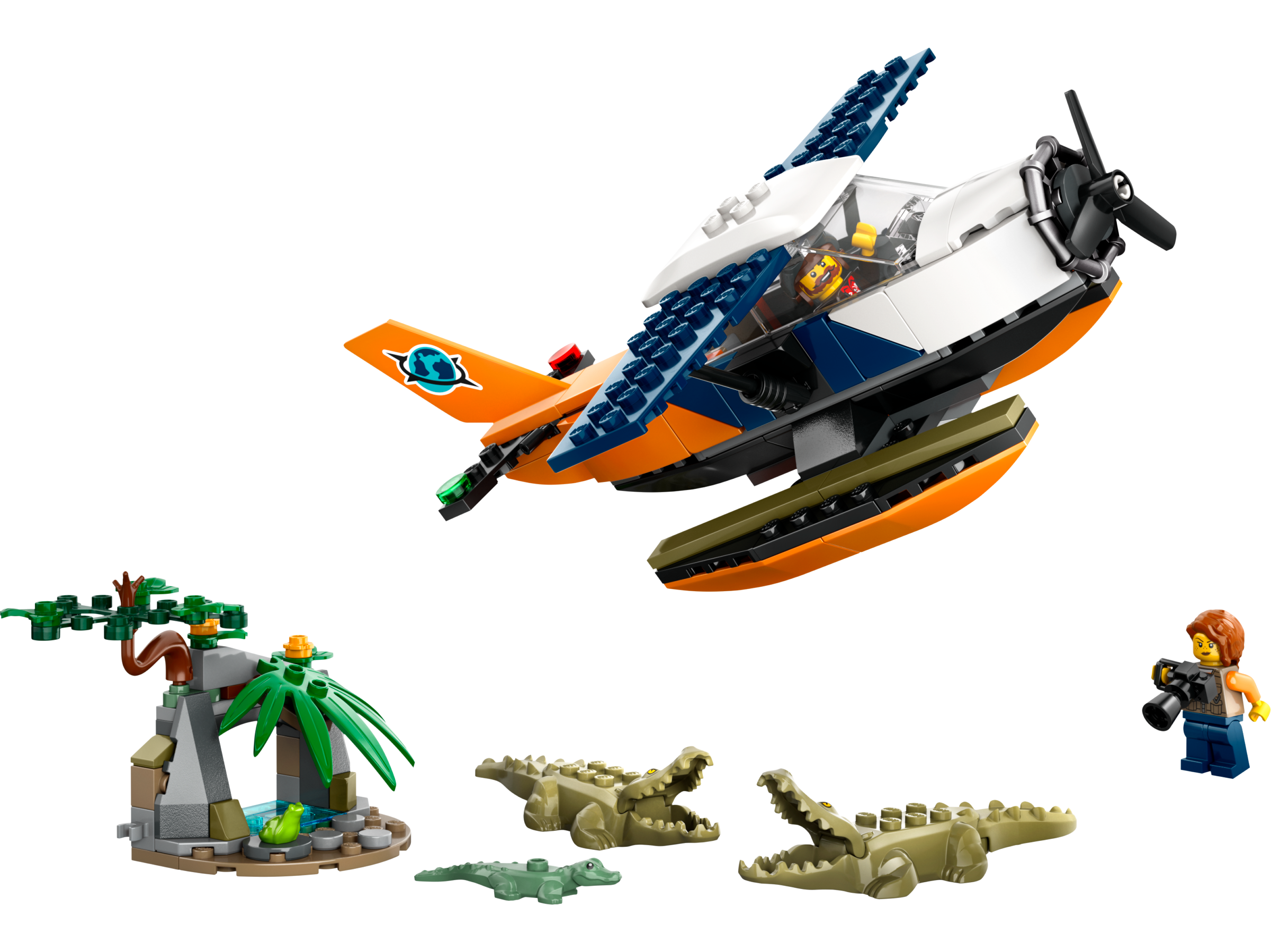 LEGO set 60425-1 Jungle Explorer Water Plane - Image 1