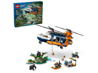 LEGO set 60437-1 Jungle Explorer Helicopter at Base Camp - Image 2