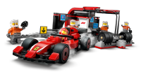 LEGO set 60443-1 F1 Pit Stop & Pit Crew with Ferrari Car - Image 3