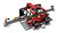 LEGO set 60443-1 F1 Pit Stop & Pit Crew with Ferrari Car - Image 4