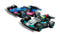 LEGO set 60444-1 F1 Garage & Mercedes-AMG & Alpine Cars - Image 5