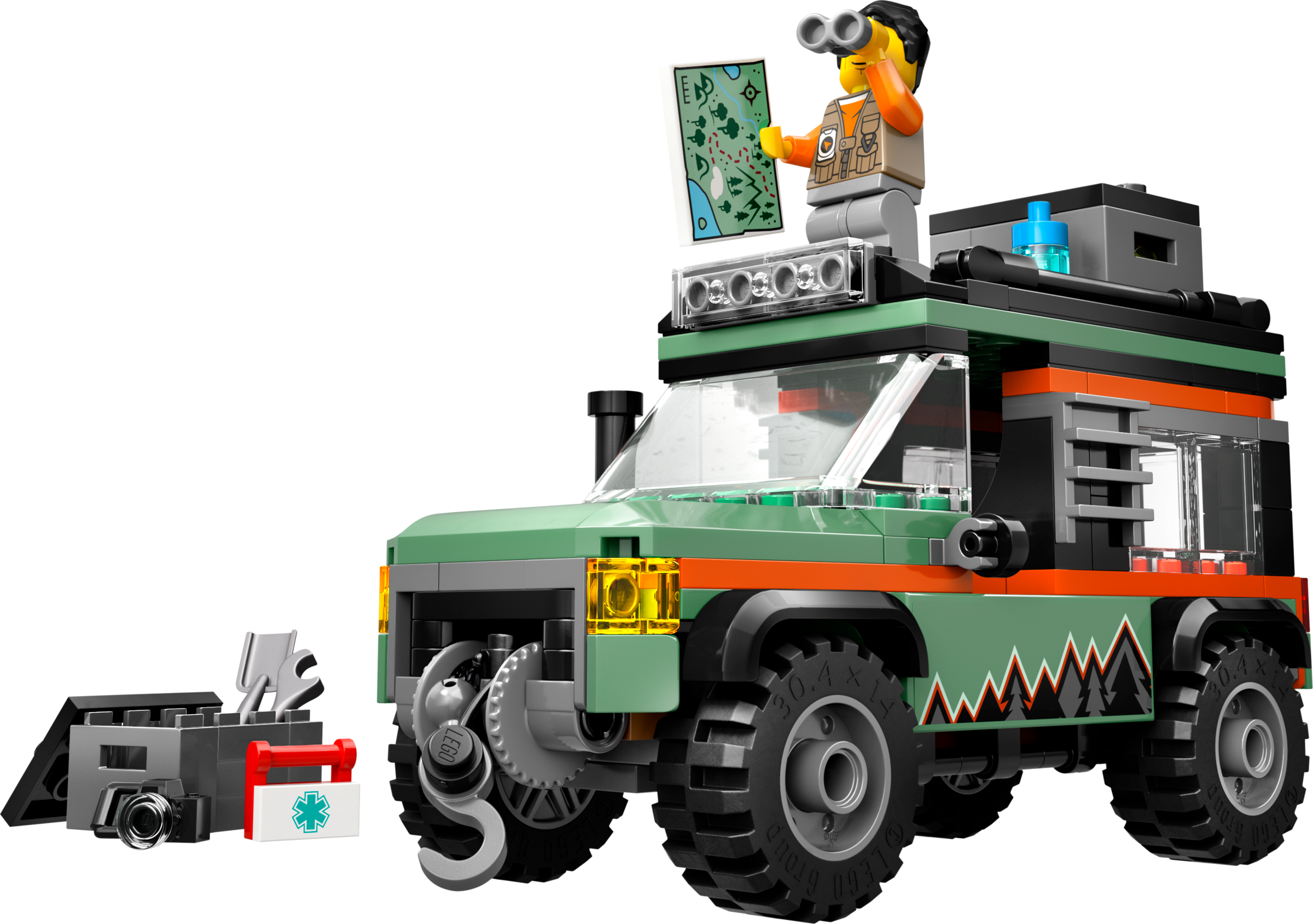 LEGO set 60447-1 Off-Road 4x4 Mountain Truck - Image 1