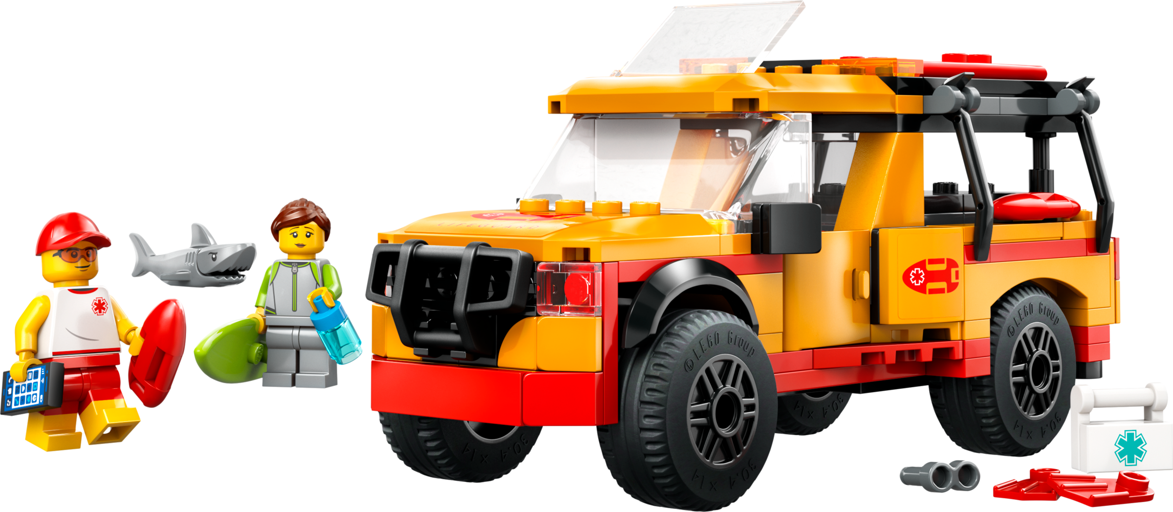 LEGO set 60453-1 Lifeguard Beach Rescue Truck - Image 1