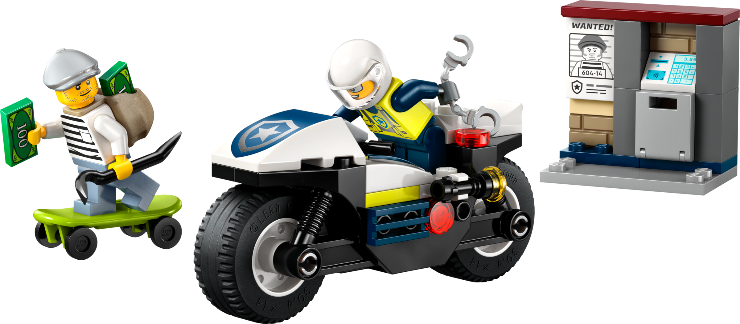 LEGO set 60455-1 Police Motorcycle chase - Image 1