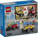 LEGO set 60458-1 Pizza vs. Fire Truck Race Car Pack - Image 9