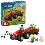 LEGO set 60461-1 Red Farm Tractor with Trailer & Sheep - Image 2