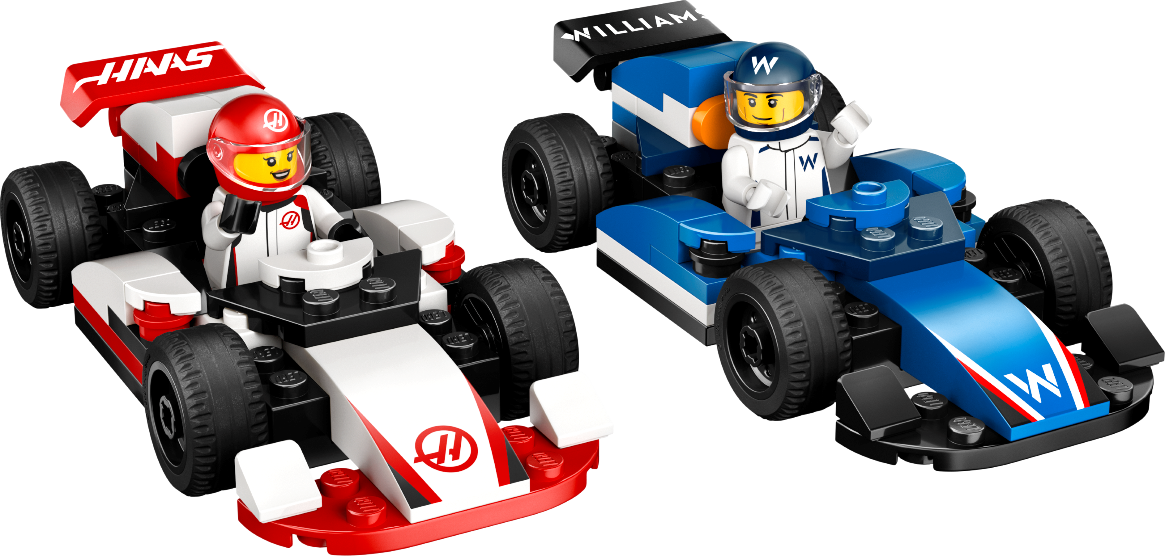 LEGO set 60464-1 F1 Williams Racing & Haas F1 Race Cars - Image 1