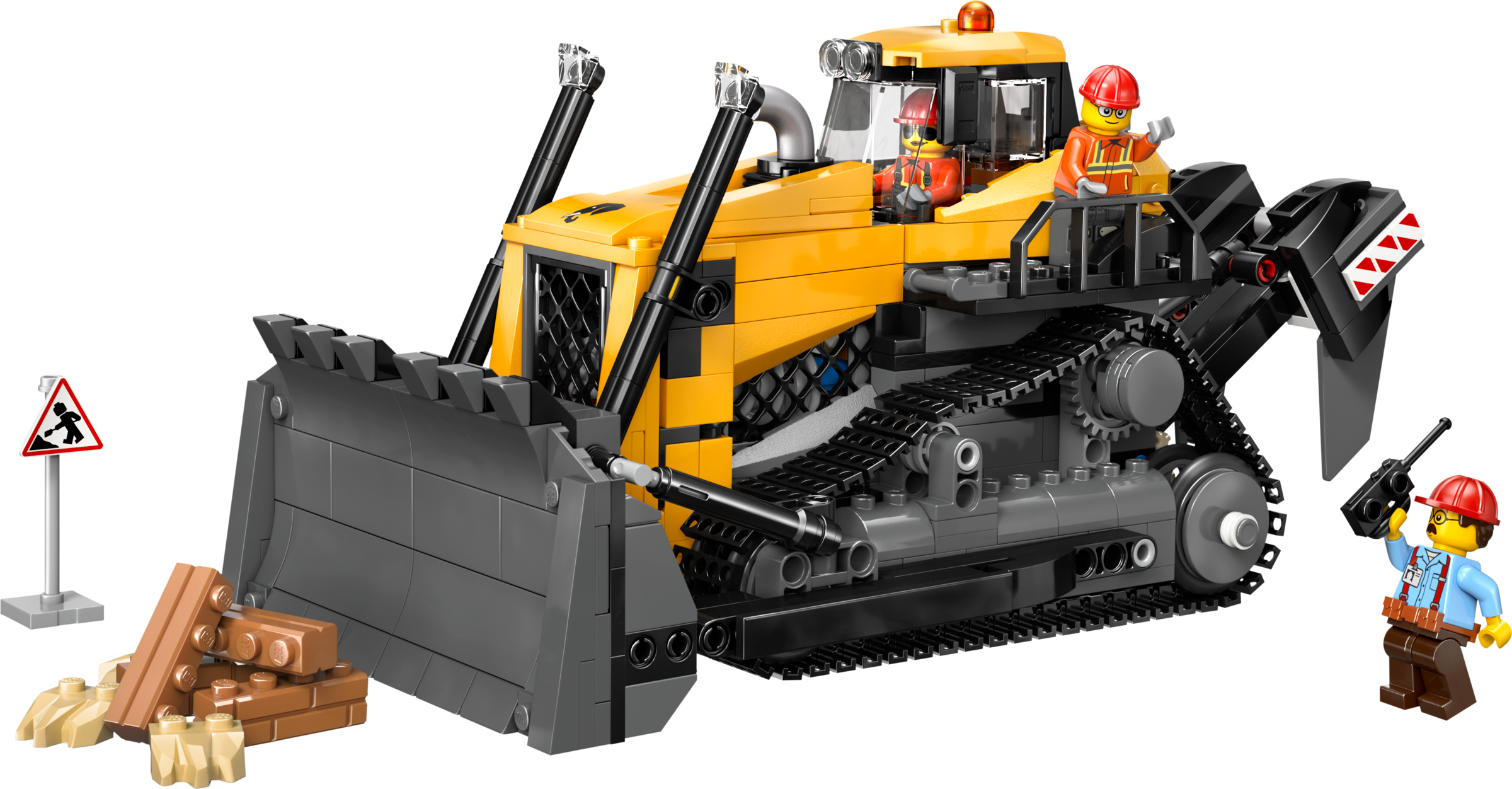 LEGO set 60466-1 Yellow Bulldozer - Image 1