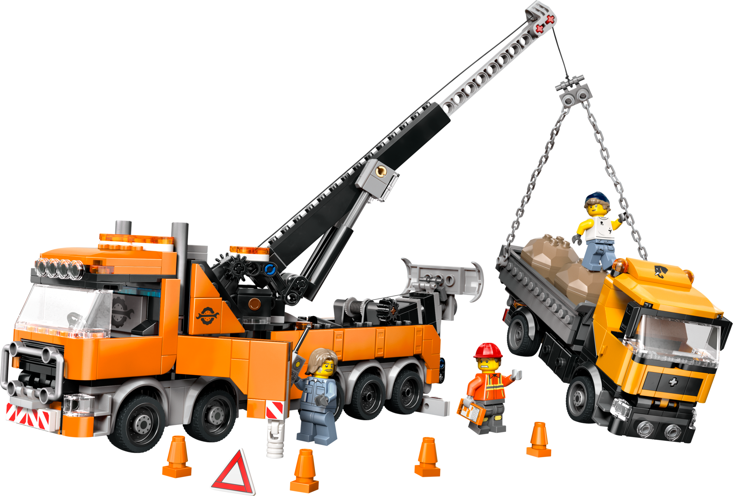 LEGO set 60467-1 Heavy-Duty Recovery Tow Truck with Crane - Image 1