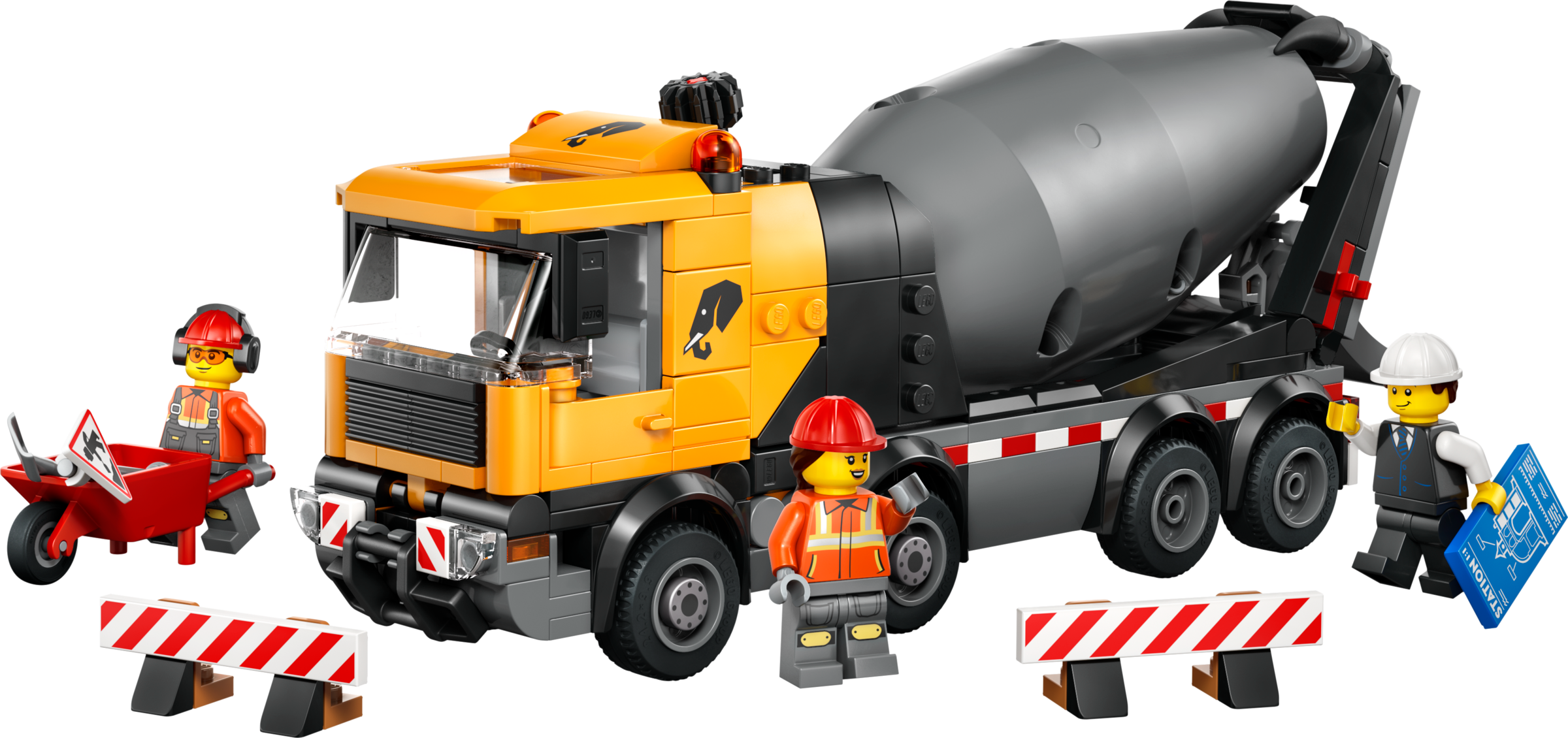 LEGO set 60478-1 Cement Mixer - Image 1