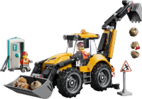LEGO set 60480-1 Yellow Backhoe Loader - Image 1