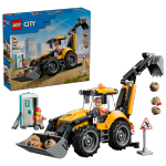 LEGO set 60480-1 Yellow Backhoe Loader - Image 2