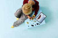 LEGO set 60487-1 Yellow Taxi - Image 3