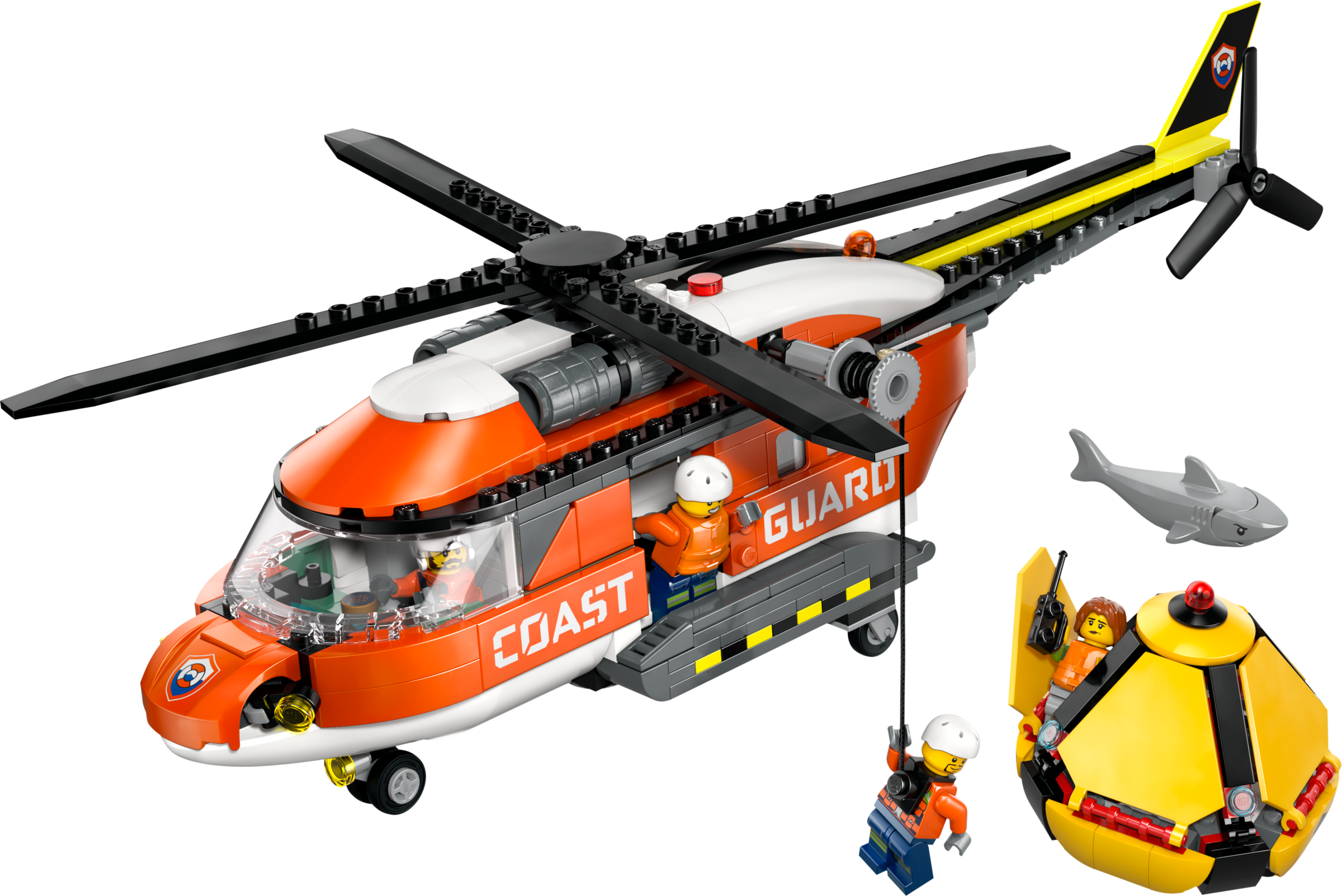 LEGO set 60503-1 Coast Guard Helicopter - Image 1