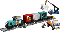 LEGO set 60509-1 Harbor Freight Train with Crane & Truck - Image 1