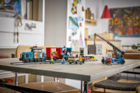 LEGO set 60509-1 Harbor Freight Train with Crane & Truck - Image 3