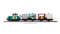 LEGO set 60509-1 Harbor Freight Train with Crane & Truck - Image 8