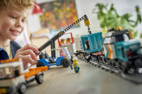 LEGO set 60509-1 Harbor Freight Train with Crane & Truck - Image 12