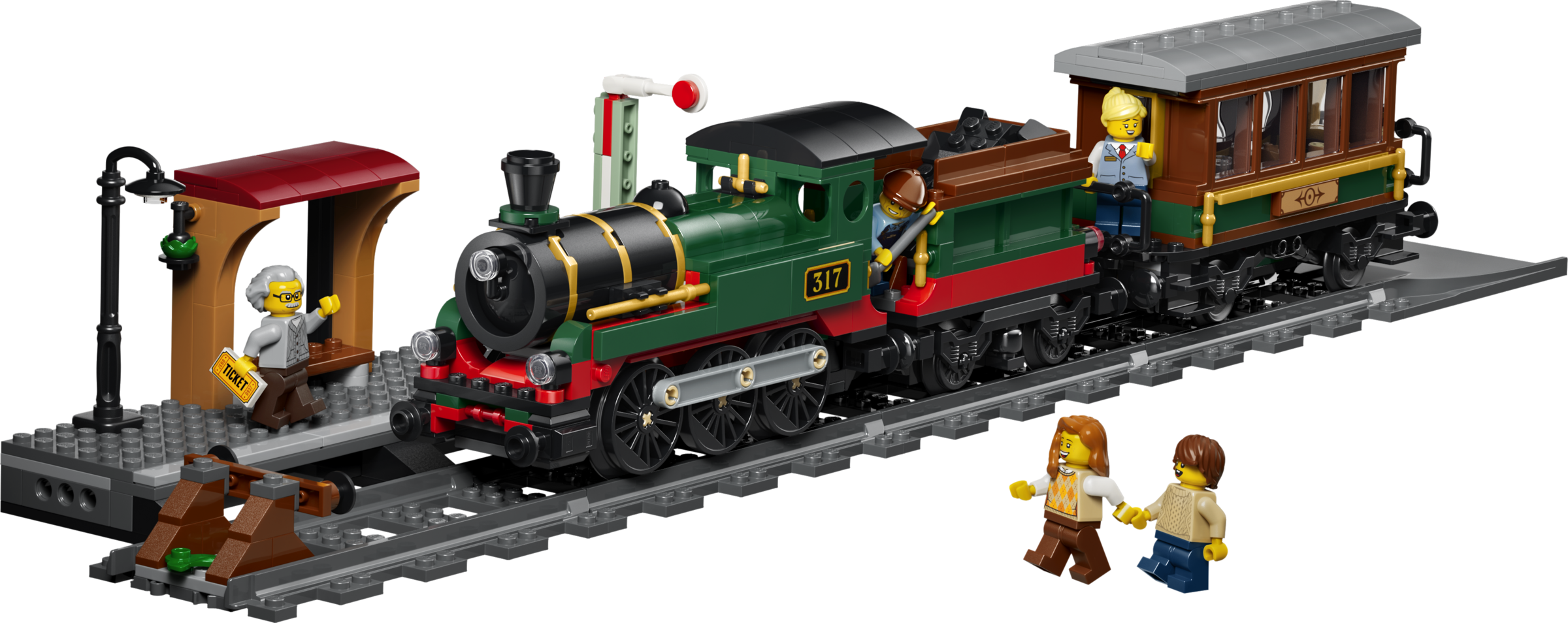 LEGO set 60511-1 Vintage Steam Train - Image 1