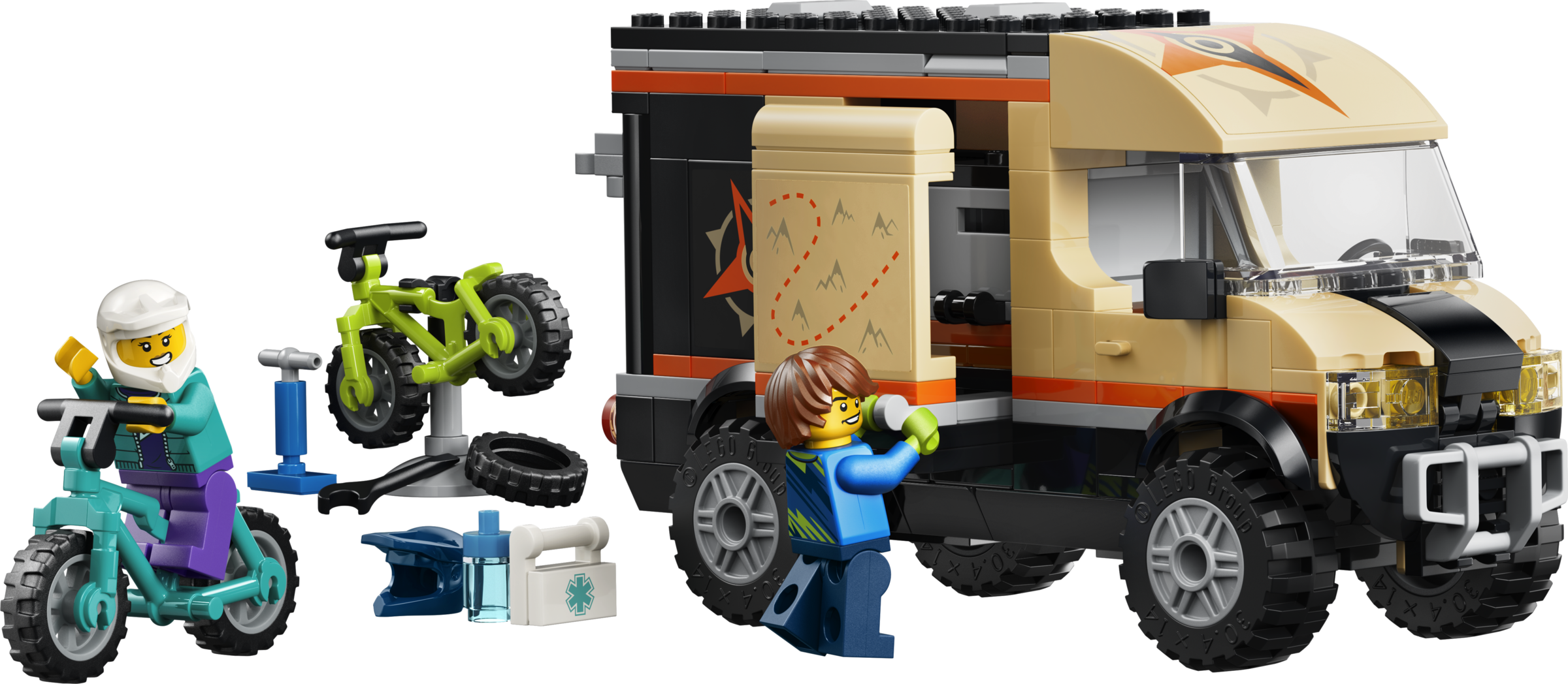 LEGO set 60512-1 Mountain Bike Adventure Van - Image 1