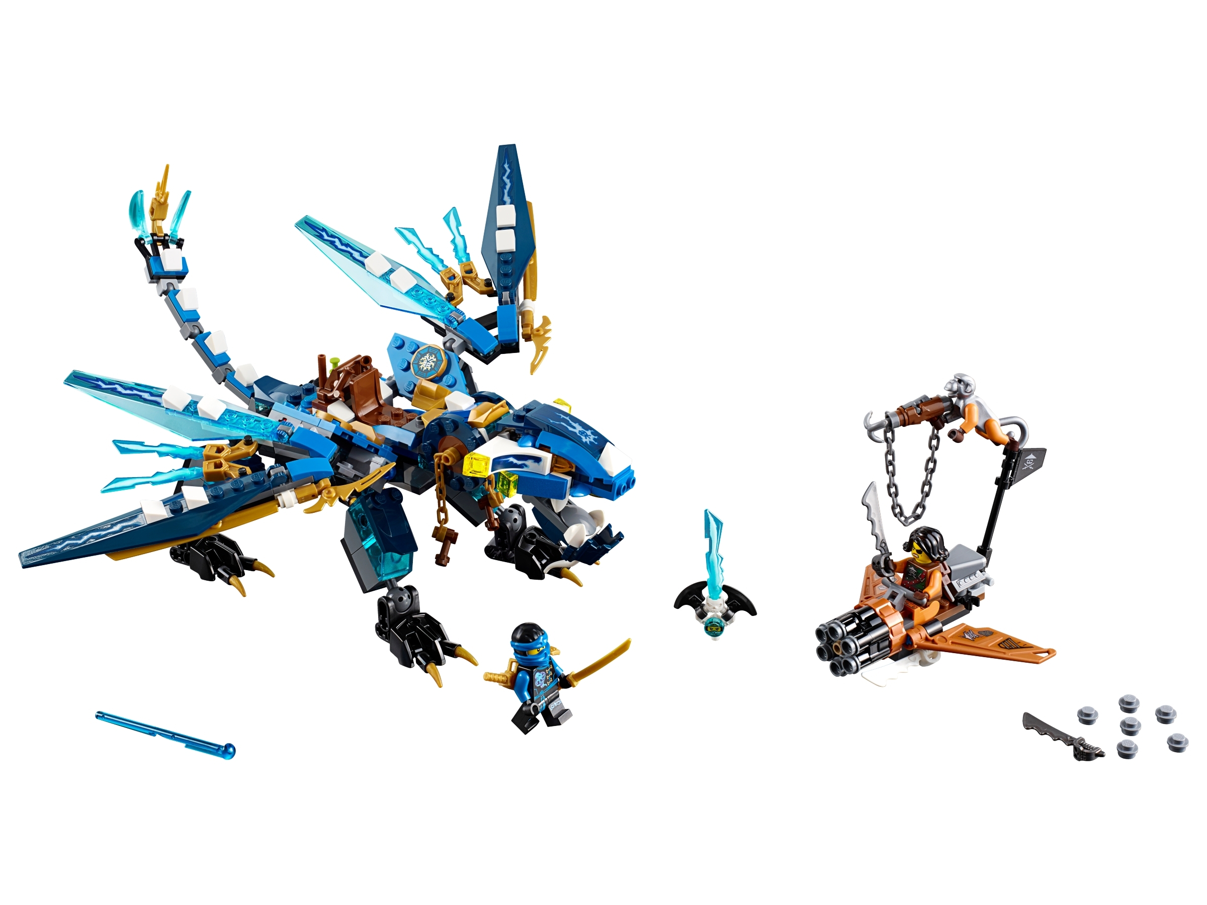 LEGO set 70602-1 Jay's Elemental Dragon - Image 1