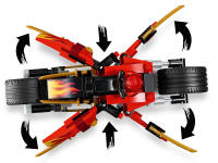 LEGO set 70667-1 Kai's Blade Cycle & Zane's Snowmobile - Image 6