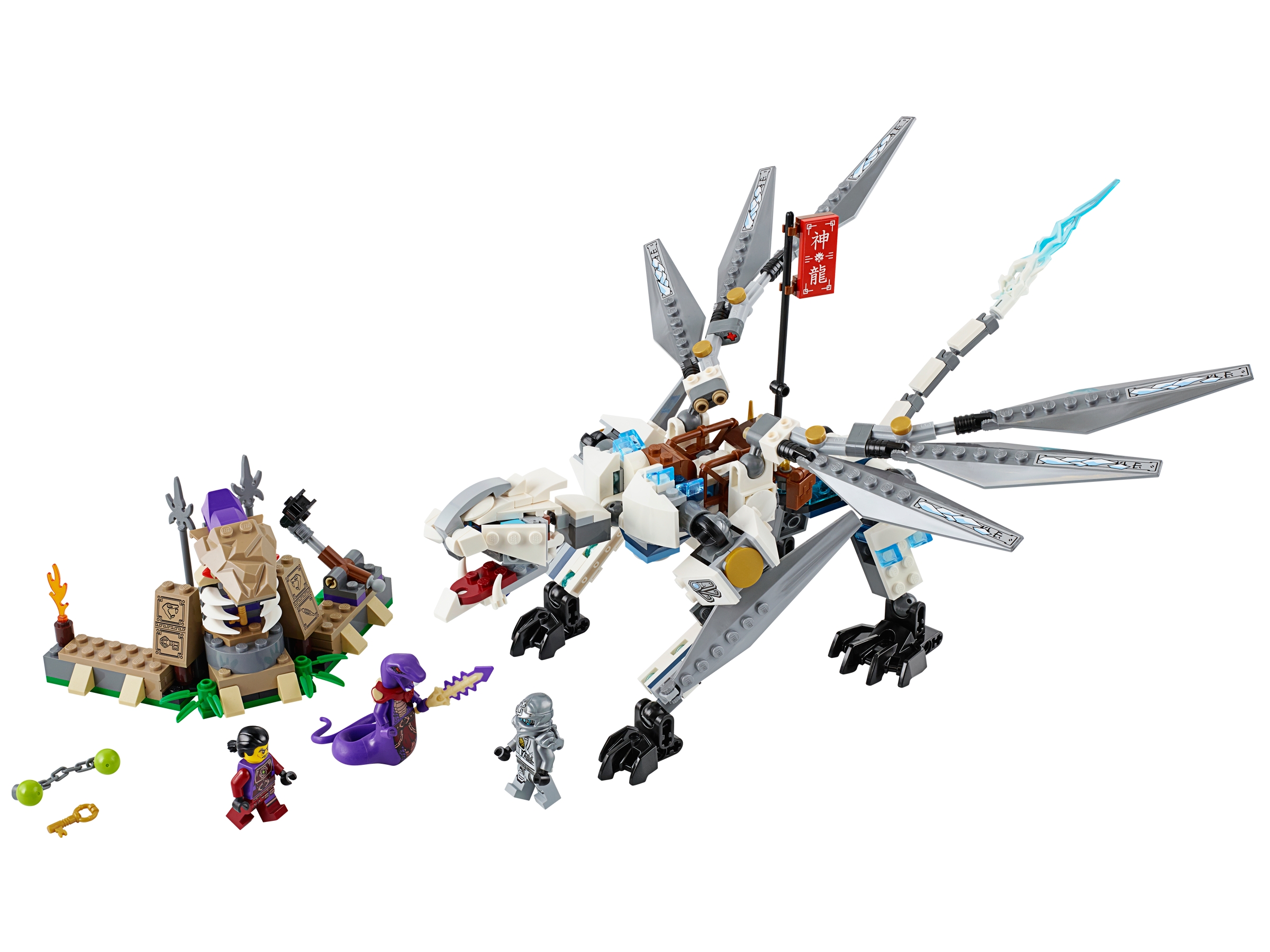 LEGO set 70748-1 Titanium Dragon - Image 1