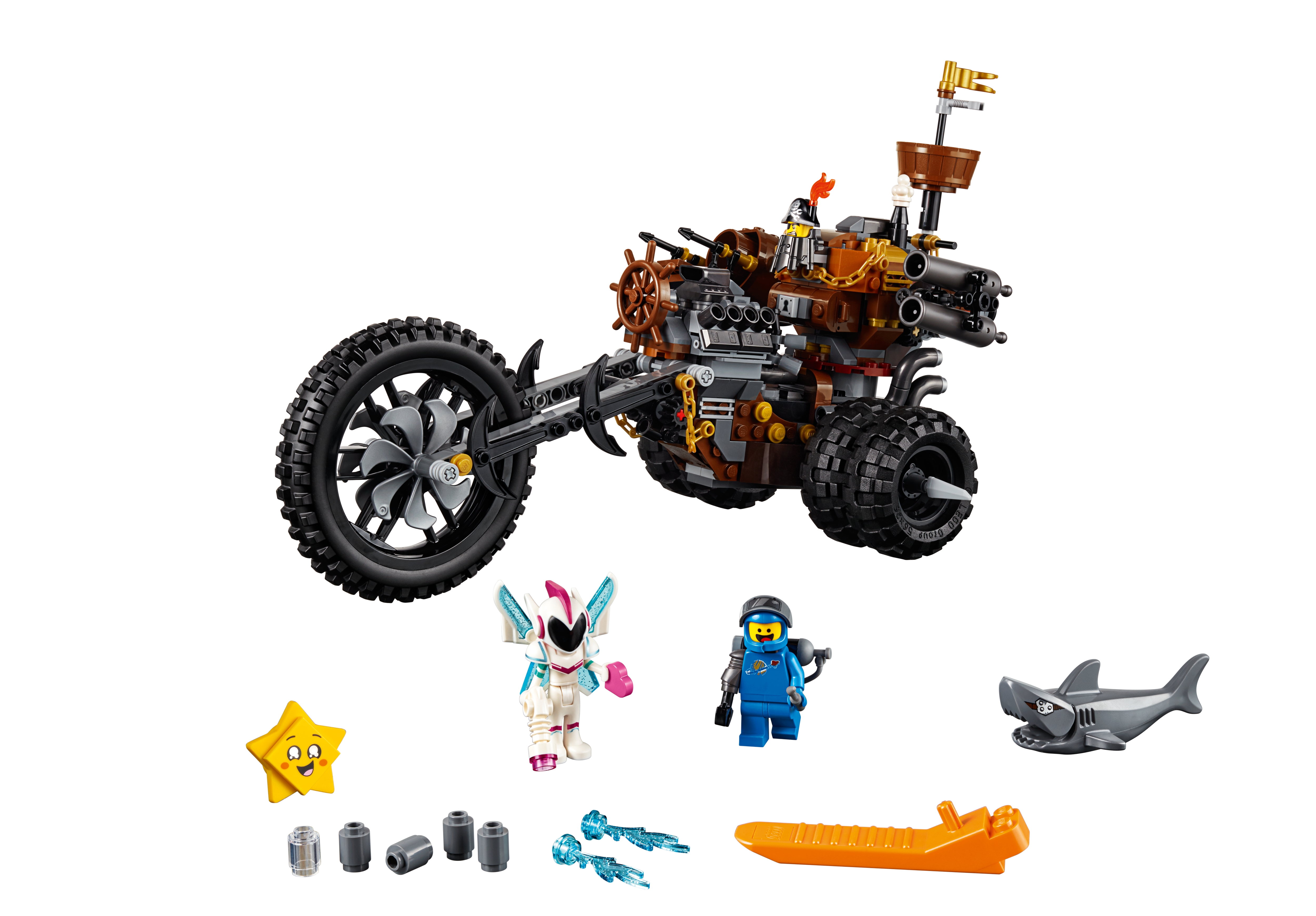 LEGO set 70834-1 MetalBeard's Heavy Metal Motor Trike! - Image 1