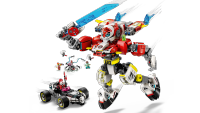 LEGO set 71497-1 Cooper's Tiger Mech & Zero's Hot Rod Car - Image 5
