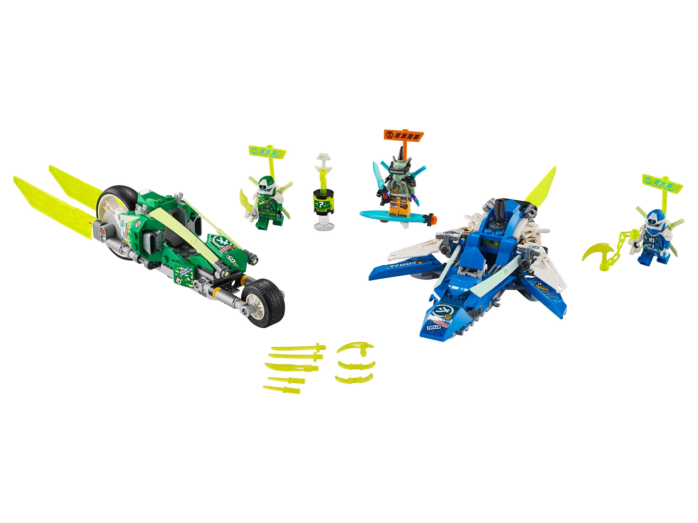 LEGO set 71709-1 Jay and Lloyd's Velocity Racers - Image 1