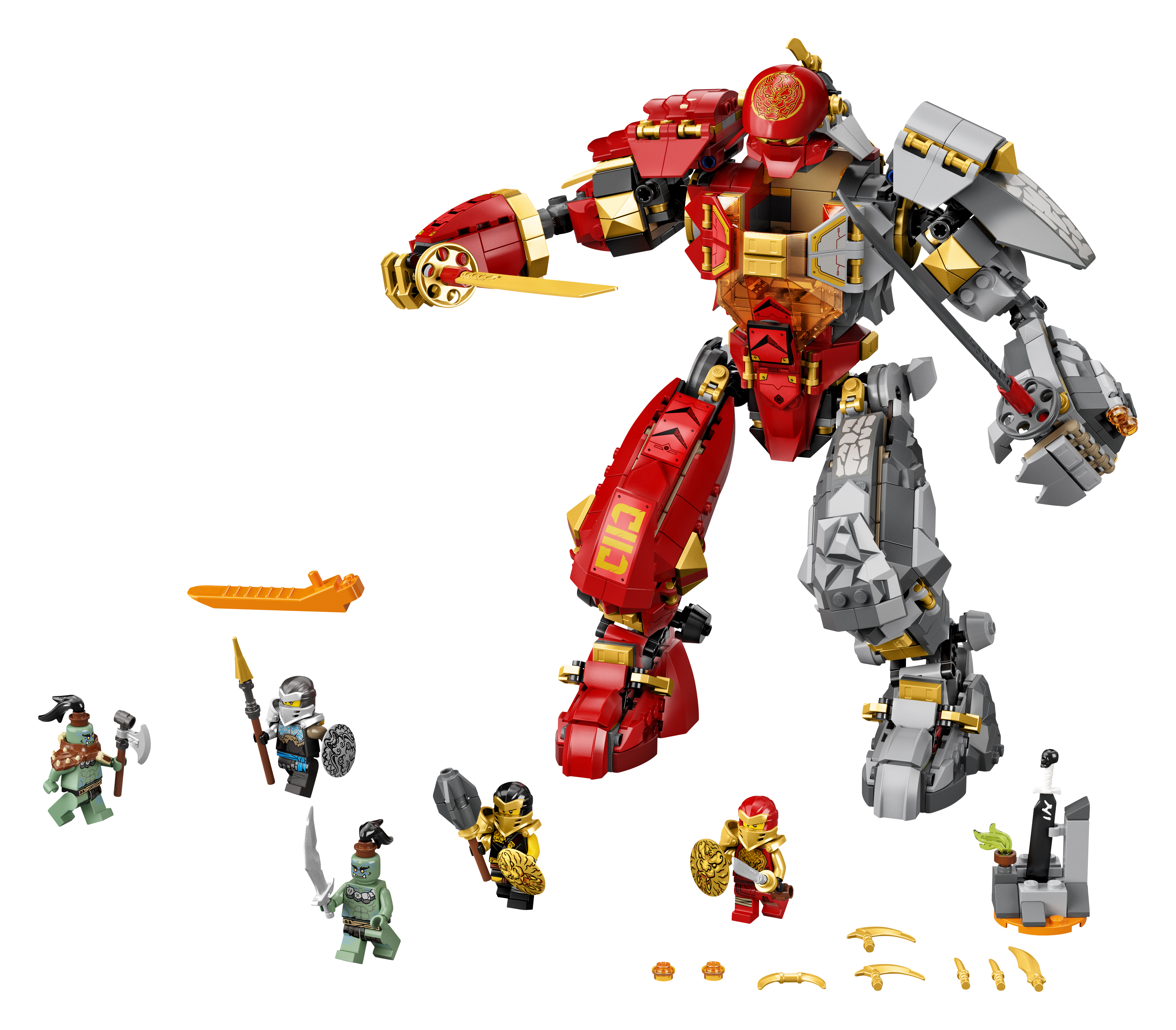 LEGO set 71720-1 Fire Stone Mech - Image 1