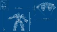 LEGO set 71720-1 Fire Stone Mech - Image 4