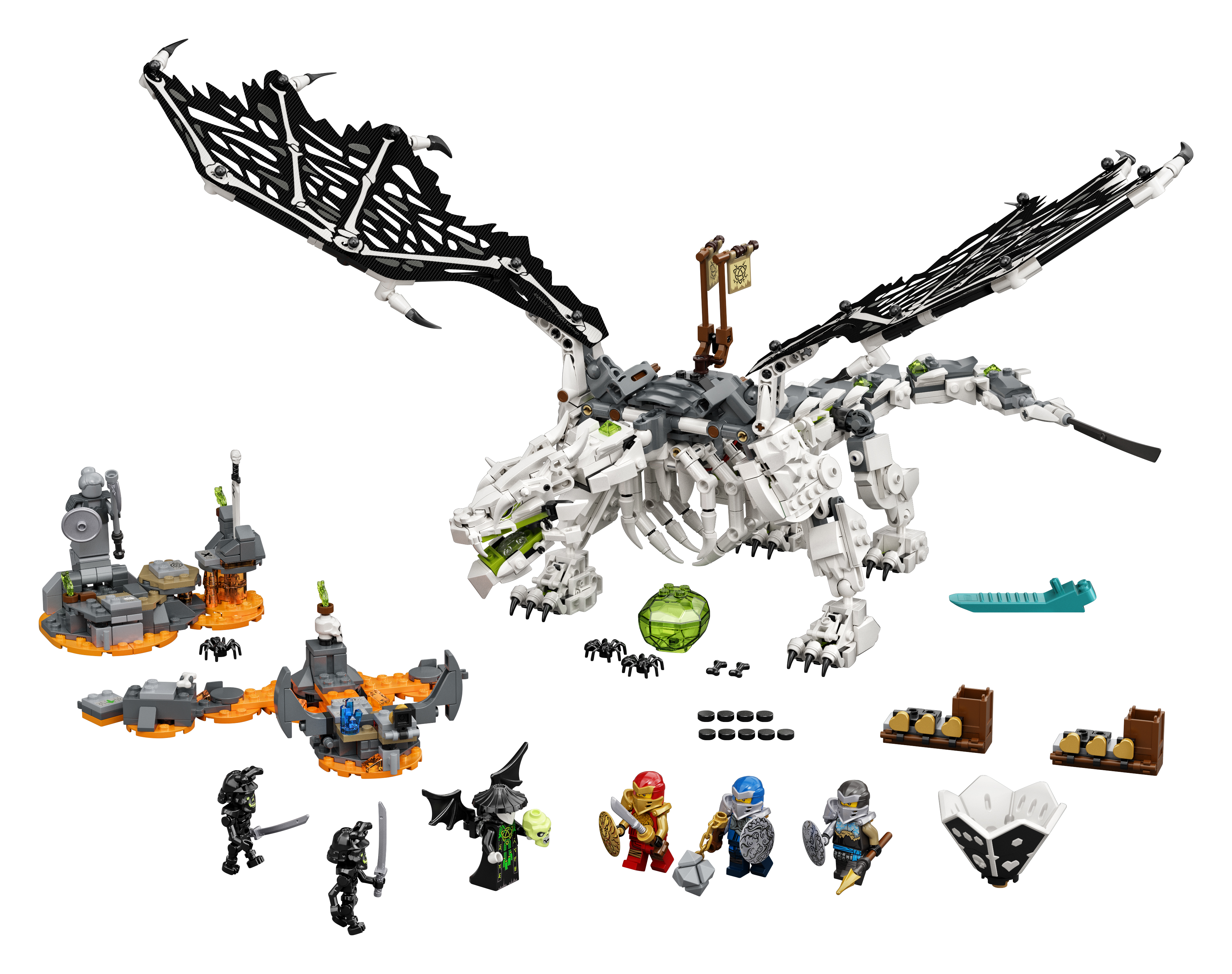 LEGO set 71721-1 Skull Sorcerer's Dragon - Image 1