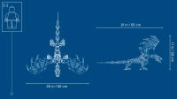 LEGO set 71721-1 Skull Sorcerer's Dragon - Image 9