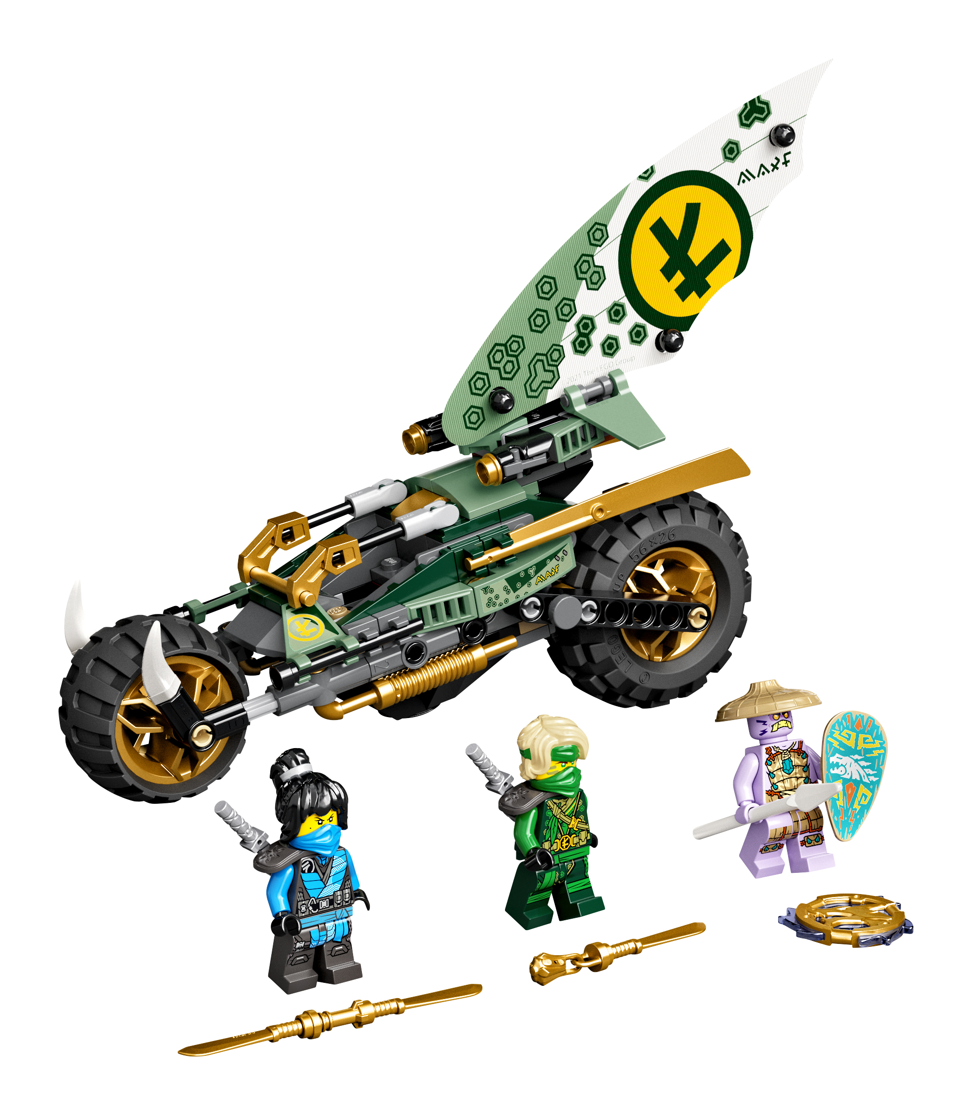 LEGO set 71745-1 Lloyd's Jungle Chopper Bike - Image 1