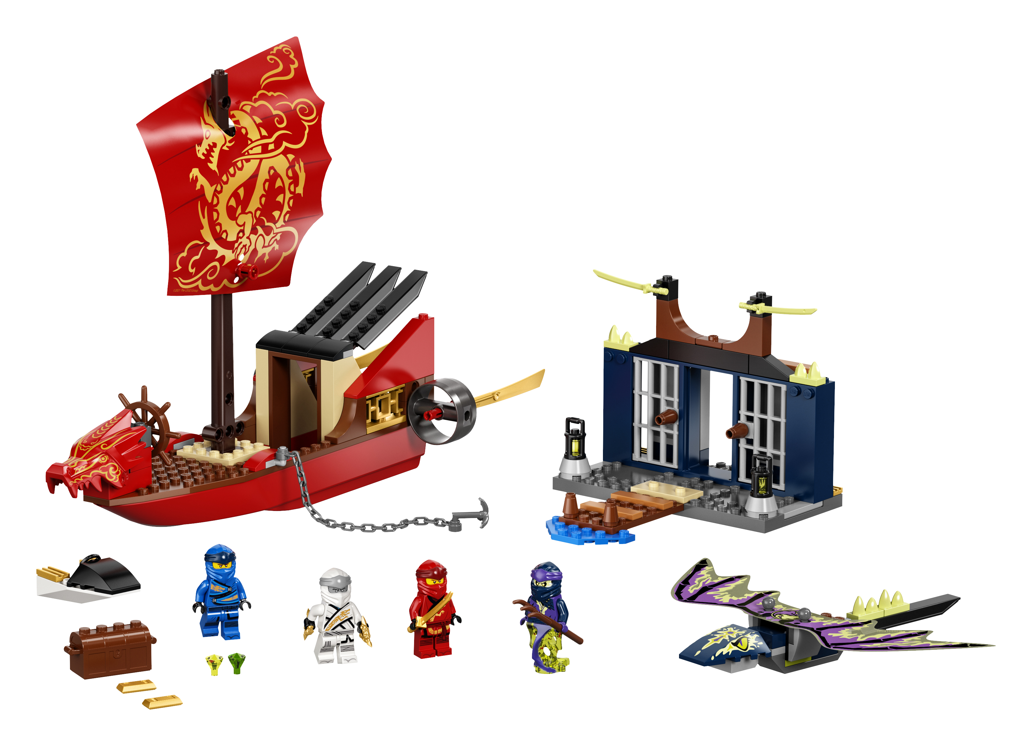 LEGO set 71749-1 Final Flight of Destiny's Bounty - Image 1