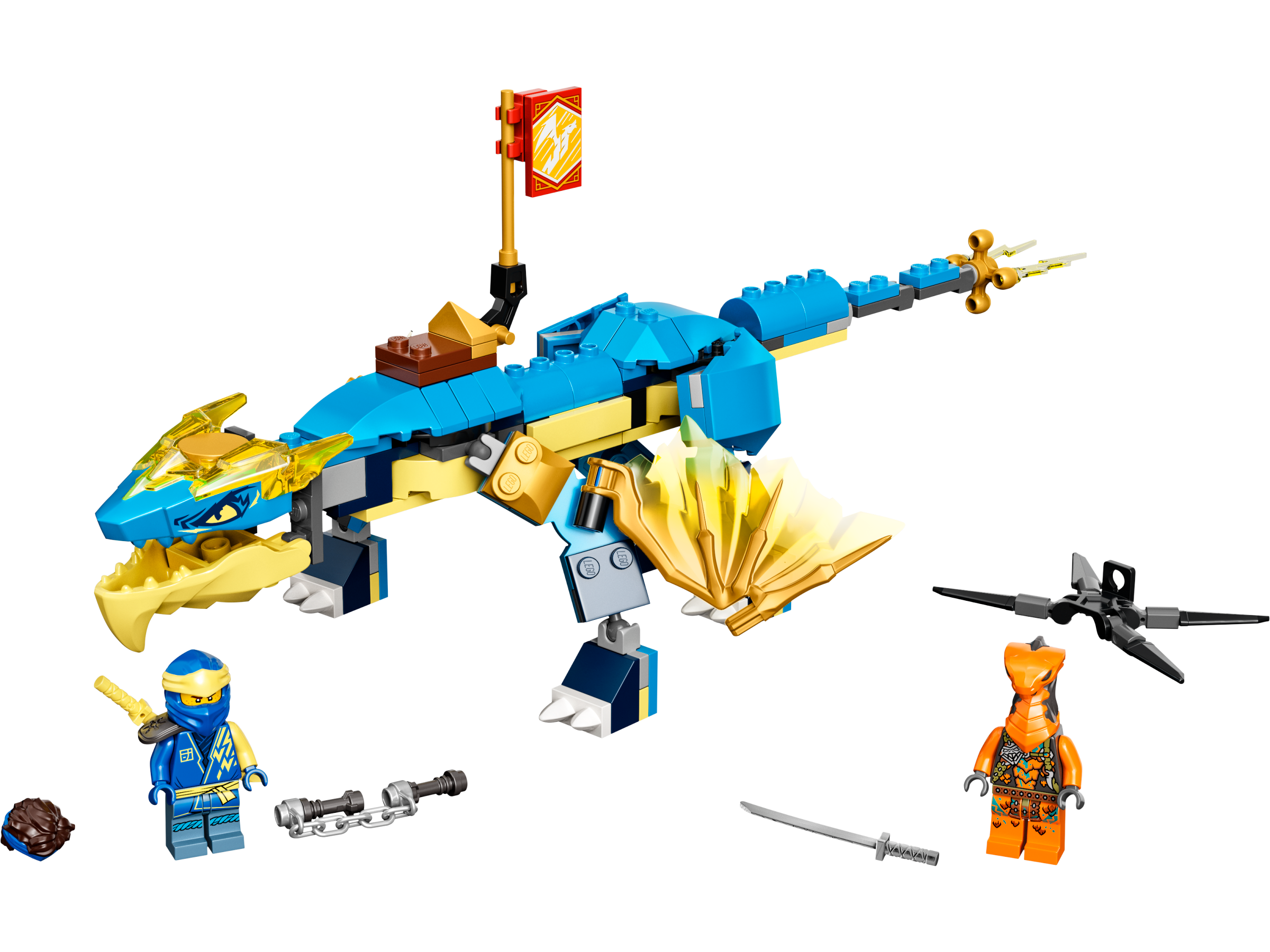 LEGO set 71760-1 Jay's Thunder Dragon EVO - Image 1