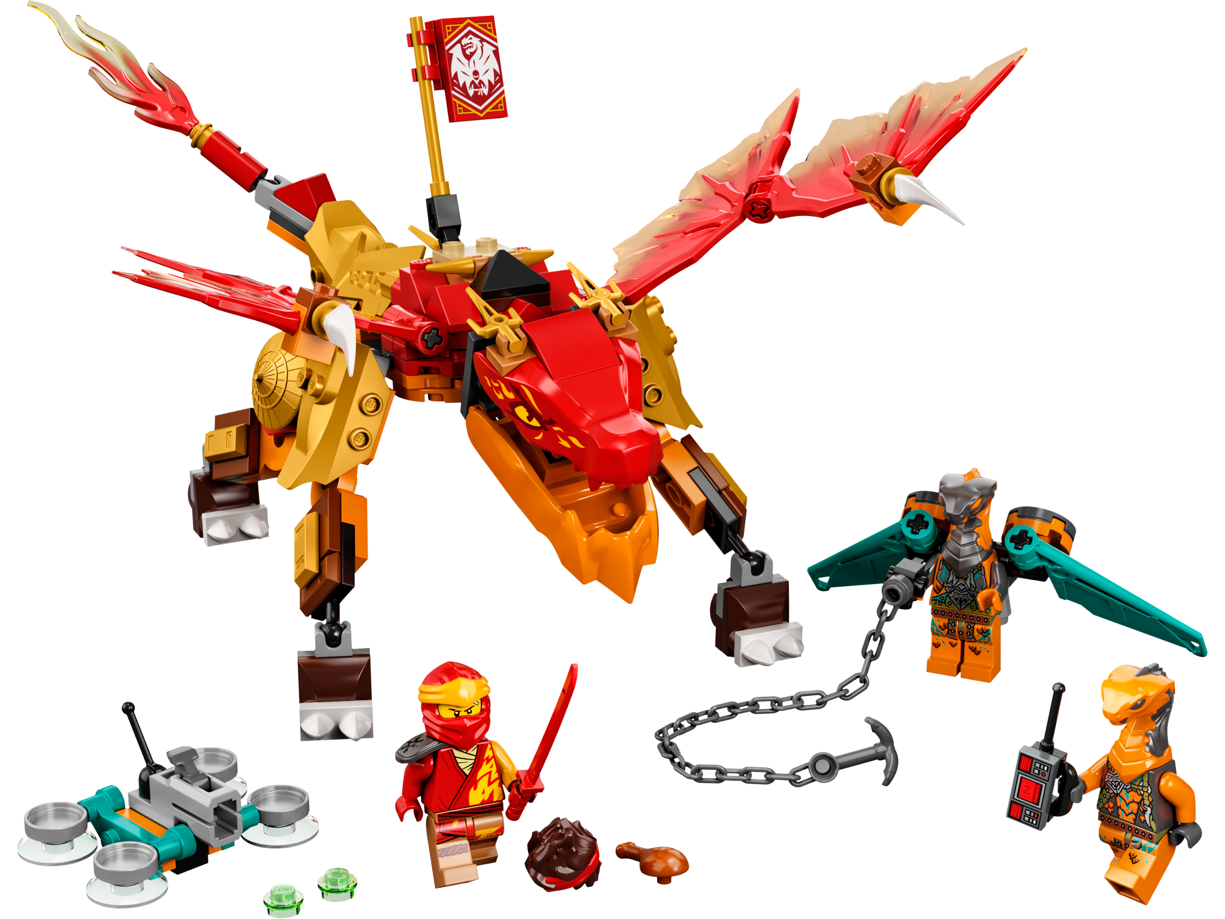 LEGO set 71762-1 Kai's Fire Dragon EVO - Image 1