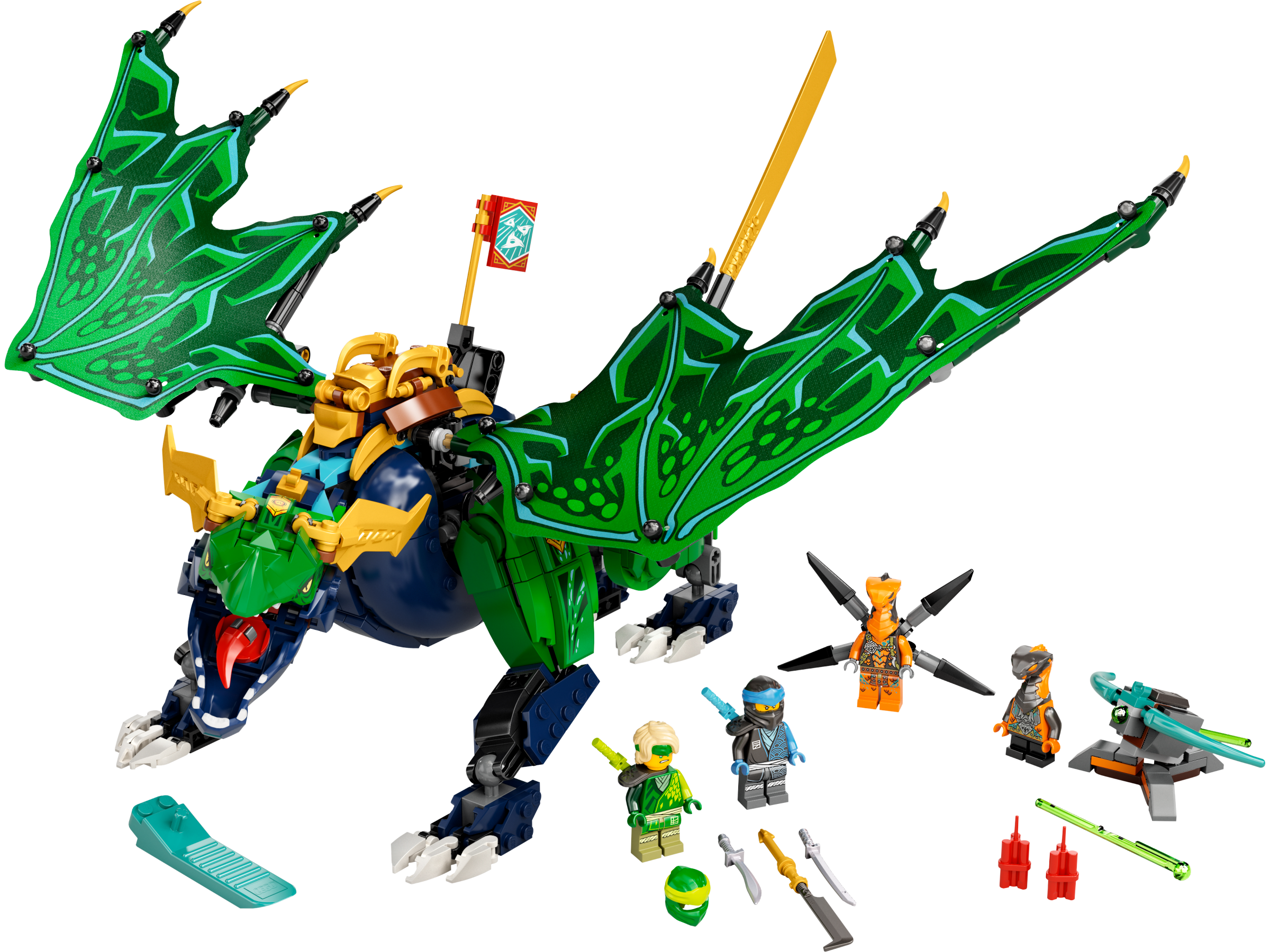 LEGO set 71766-1 Lloyd's Legendary Dragon - Image 1
