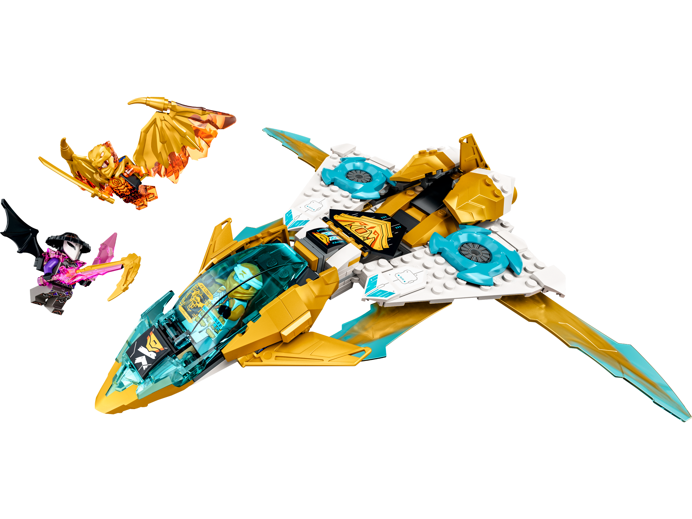 LEGO set 71770-1 Zane's Golden Dragon Jet - Image 1