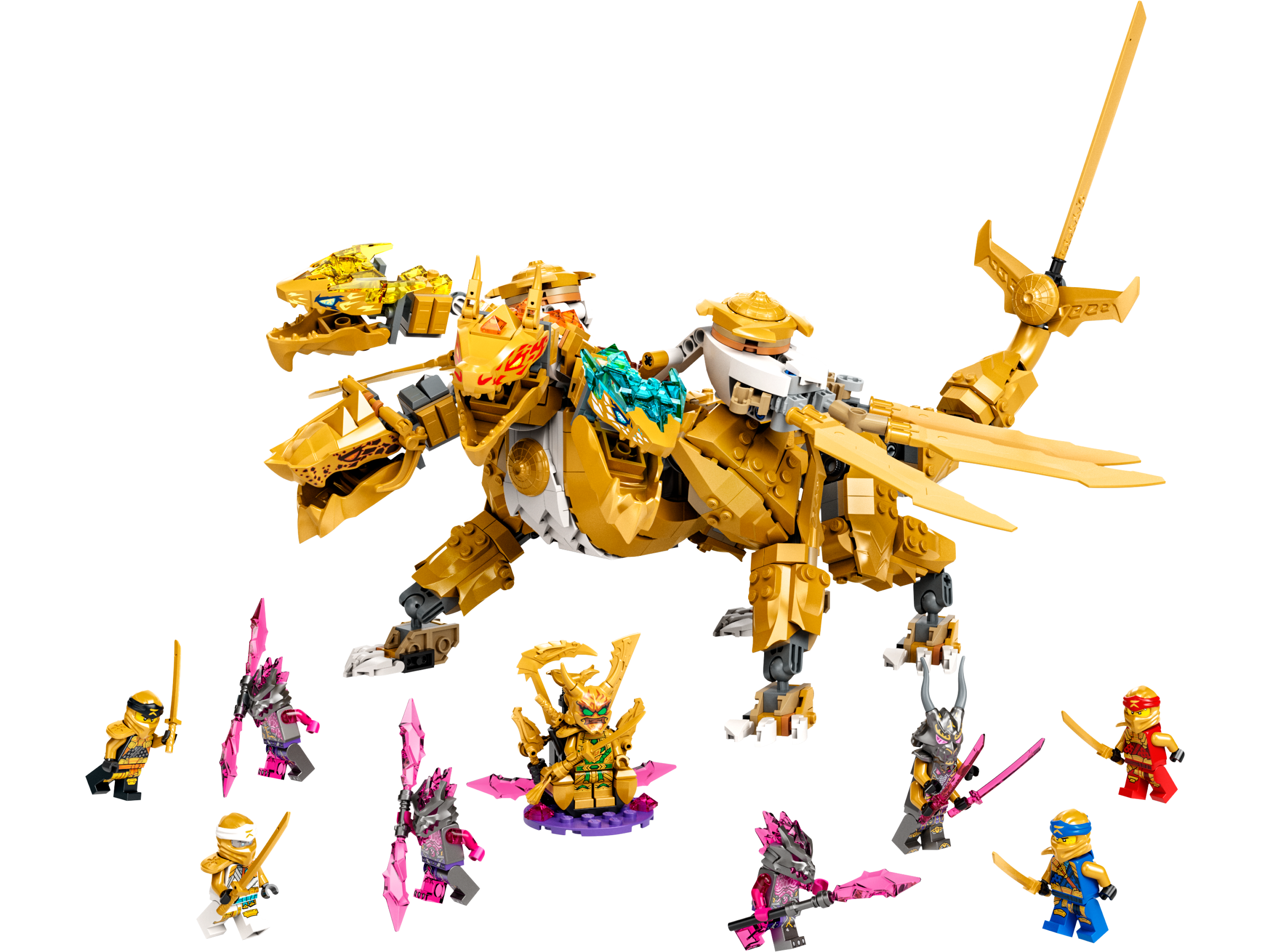 LEGO set 71774-1 Lloyd's Golden Ultra Dragon - Image 1